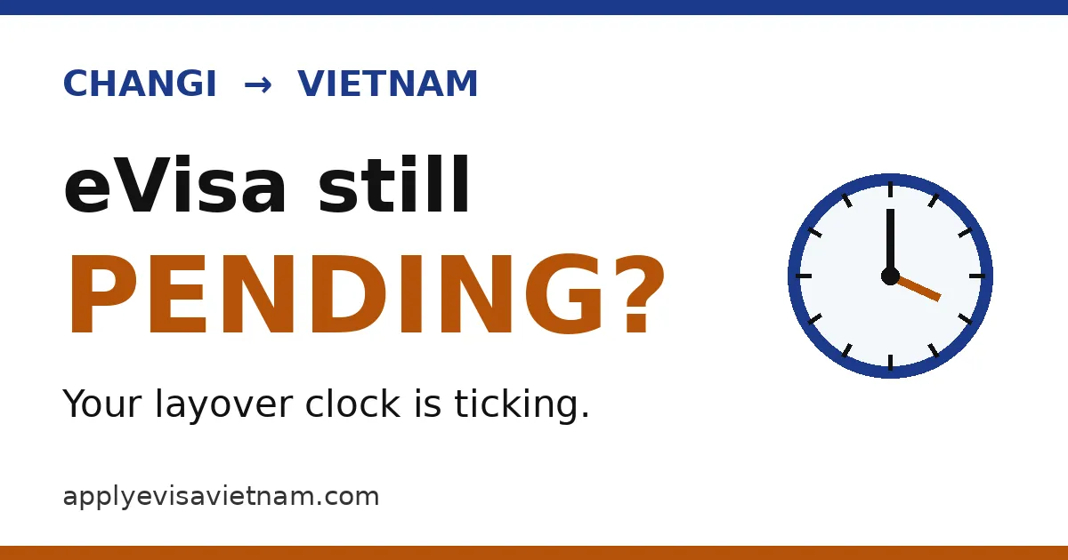 Emergency Vietnam Visa for Transit in Singapore: eVisa Delayed? (2026)