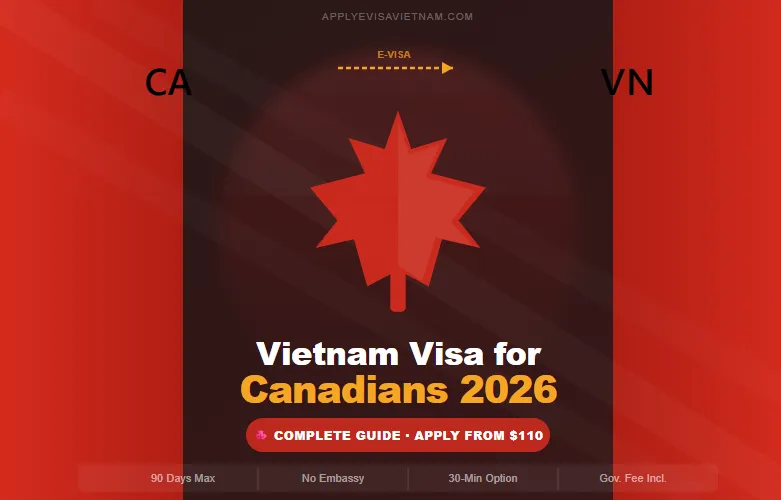 Vietnam Visa for Canadian Citizens 2026 – Cost, Requirements & Emergency E-Visa | ApplyEvisaVietnam.com