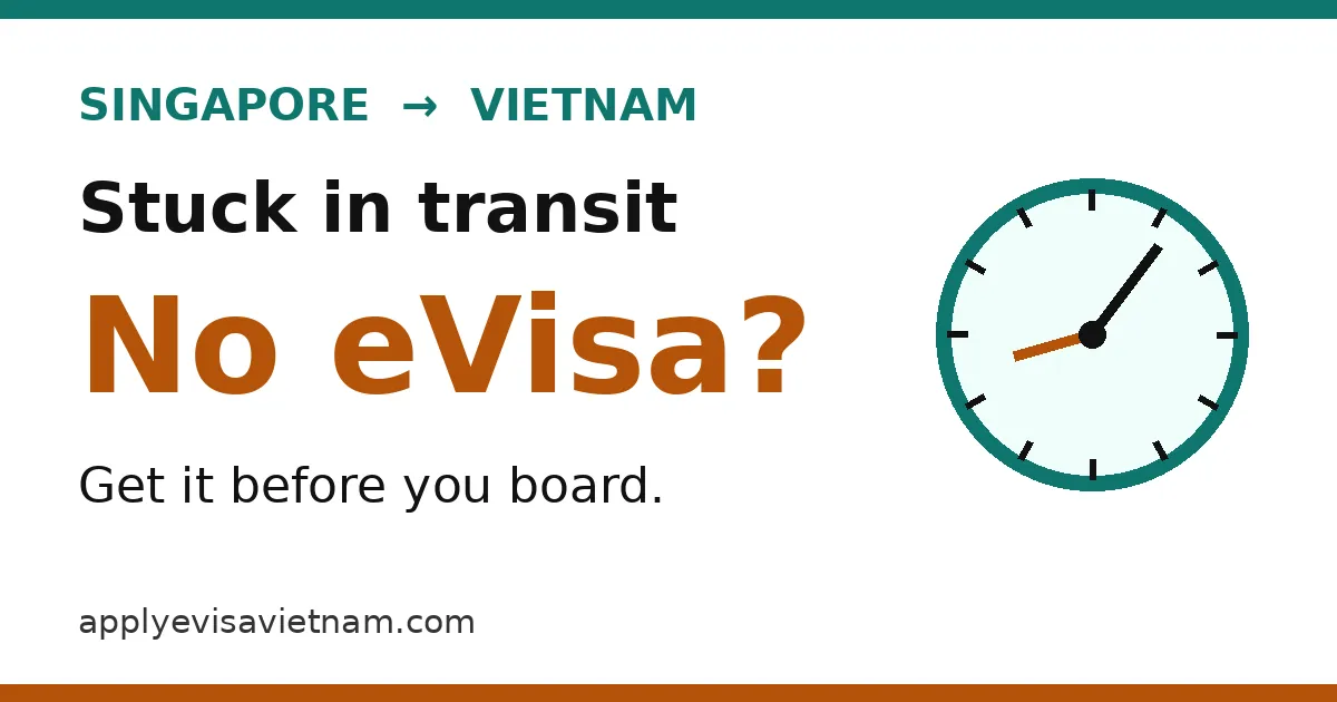 Vietnam Emergency Visa for Transit Passengers in Singapore (2026)