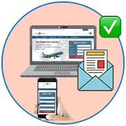 02. Receive Visa Via Email