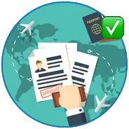 03. Show Visa at the Entry Gate